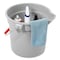Rubbermaid Commercial 14 qt Gray, Plastic FG261400GRAY - alternate 4